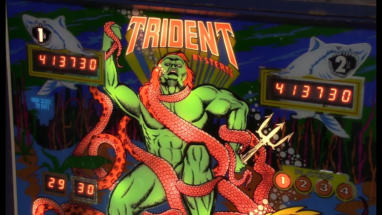 1979 Stern TRIDENT pinball machine