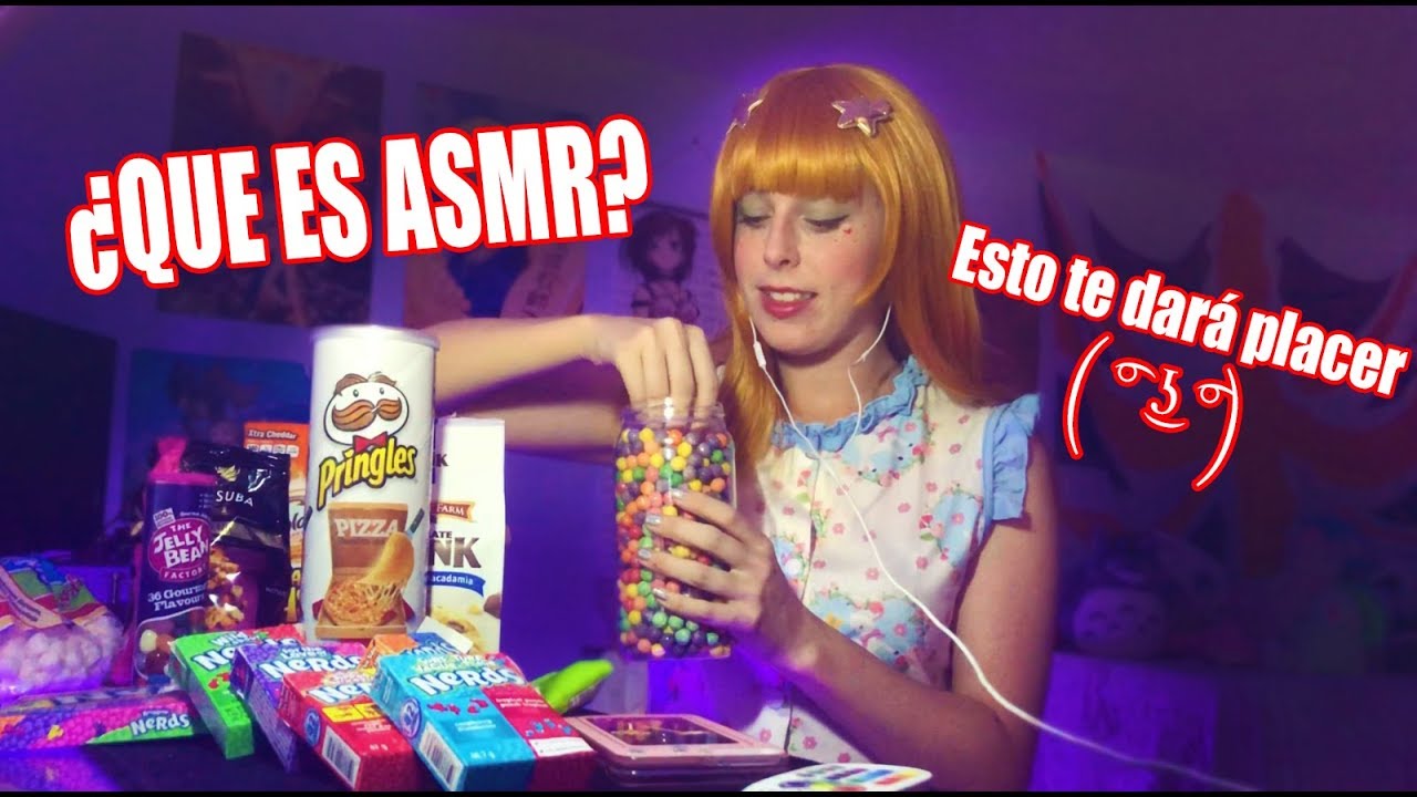 Experimentando ASMR el placer del sonido + SORTEO / ASMR & MUKBANG eating show and eating sounds