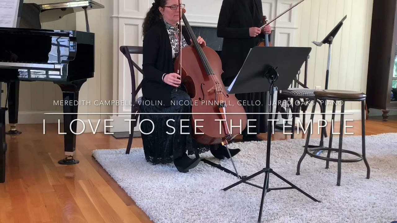 I love to see the temple, arranged by Ryan Murphy for violin, cello, and piano