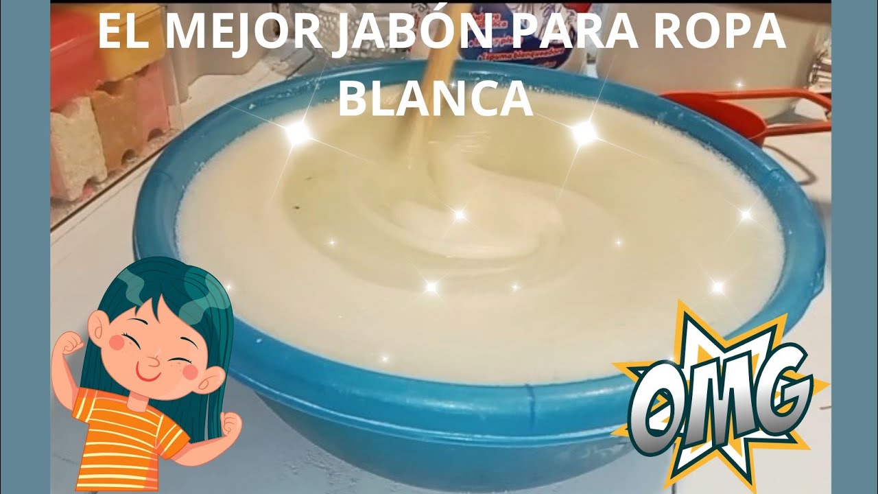 EL MEJOR JABON PARA ROPA BLANCA MUY SUCIA ¡SUPER ECONÓMICO!