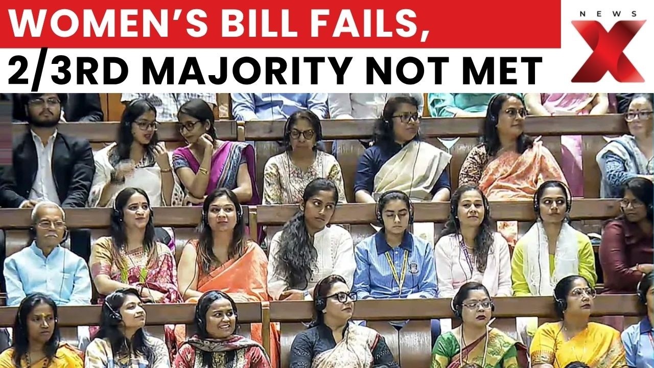 Women&rsquo;s Quota Bill Fails to Meet 2/3rd Majority, Faces Major Setback in Lok Sabha| Latest News