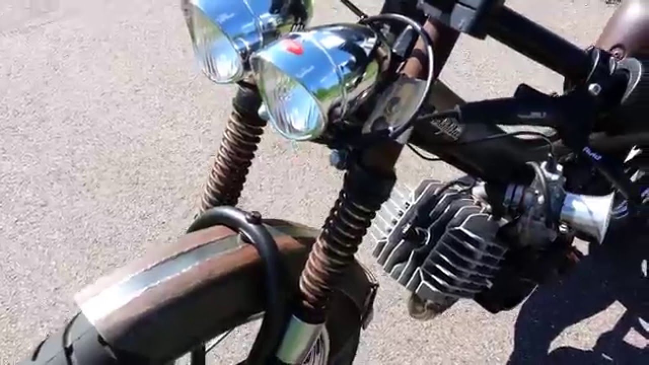 Toby (Tomos+Moby) Custom Moped Walk-Around
