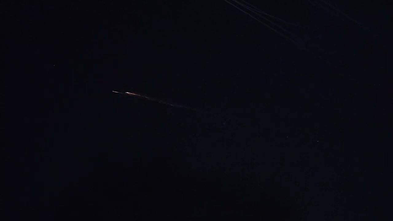 Satellite burning above nagpur