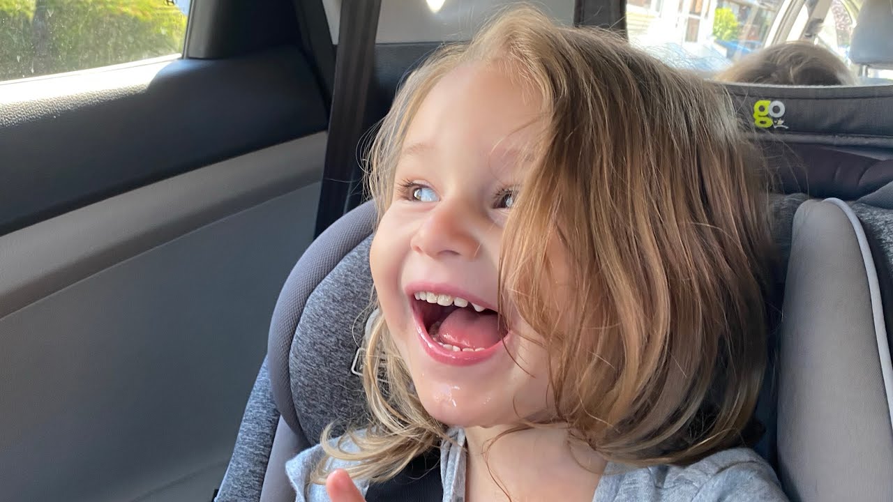 Little girl laughing so hard she farted