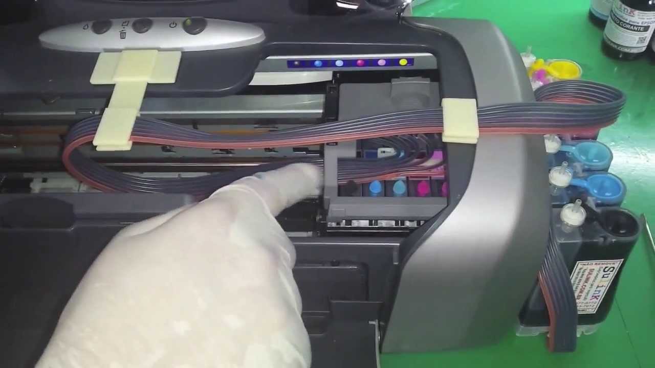 Instalação do Bulk Ink na Epson R200 e Similares - SULINK