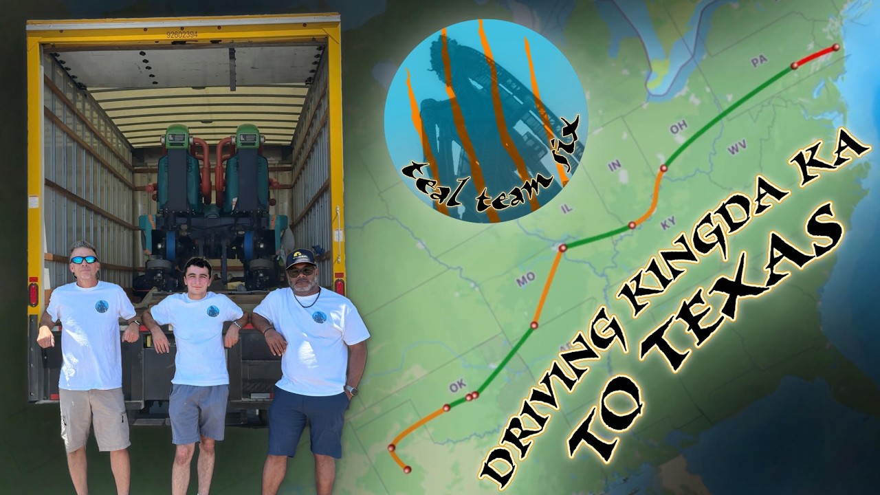 We Drove Kingda Ka from New Jersey to Texas!