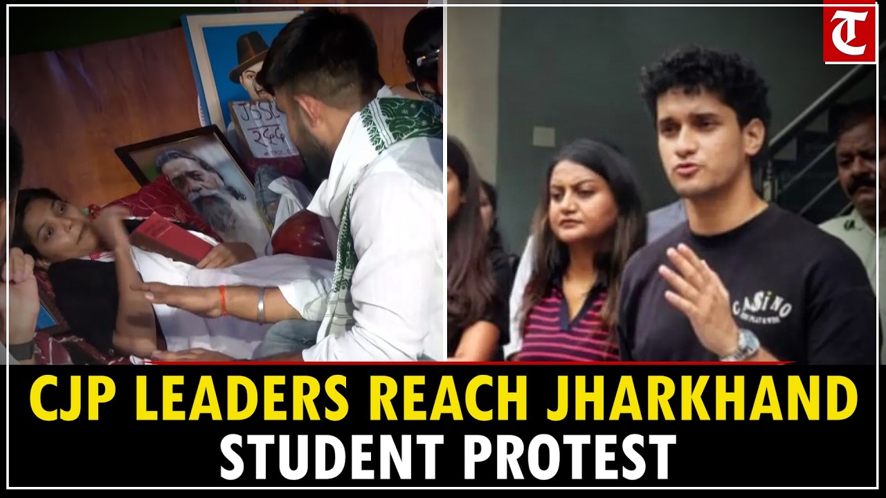 CJP Leaders Arrive at Jharkhand Students' Protest, Extend Support to JPSC-JSSC Aspirants