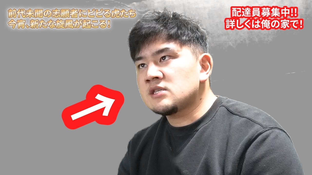 志願者がガンギマリの虎系youtube