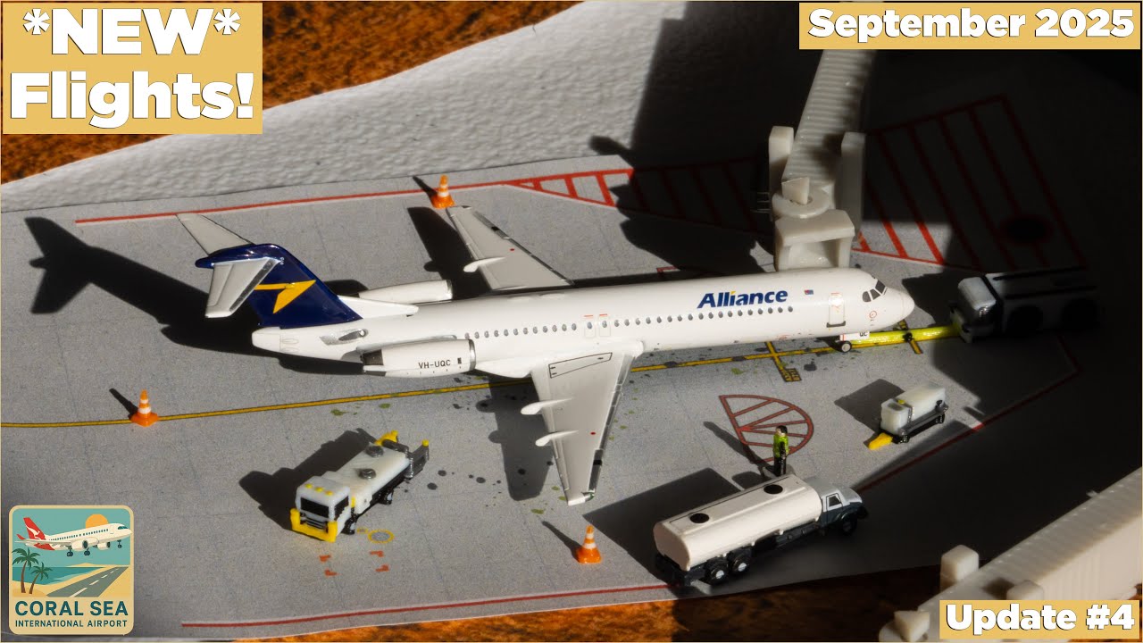 *NEW* Flights! | GeminiJets Coral Sea International Airport update - September 2025
