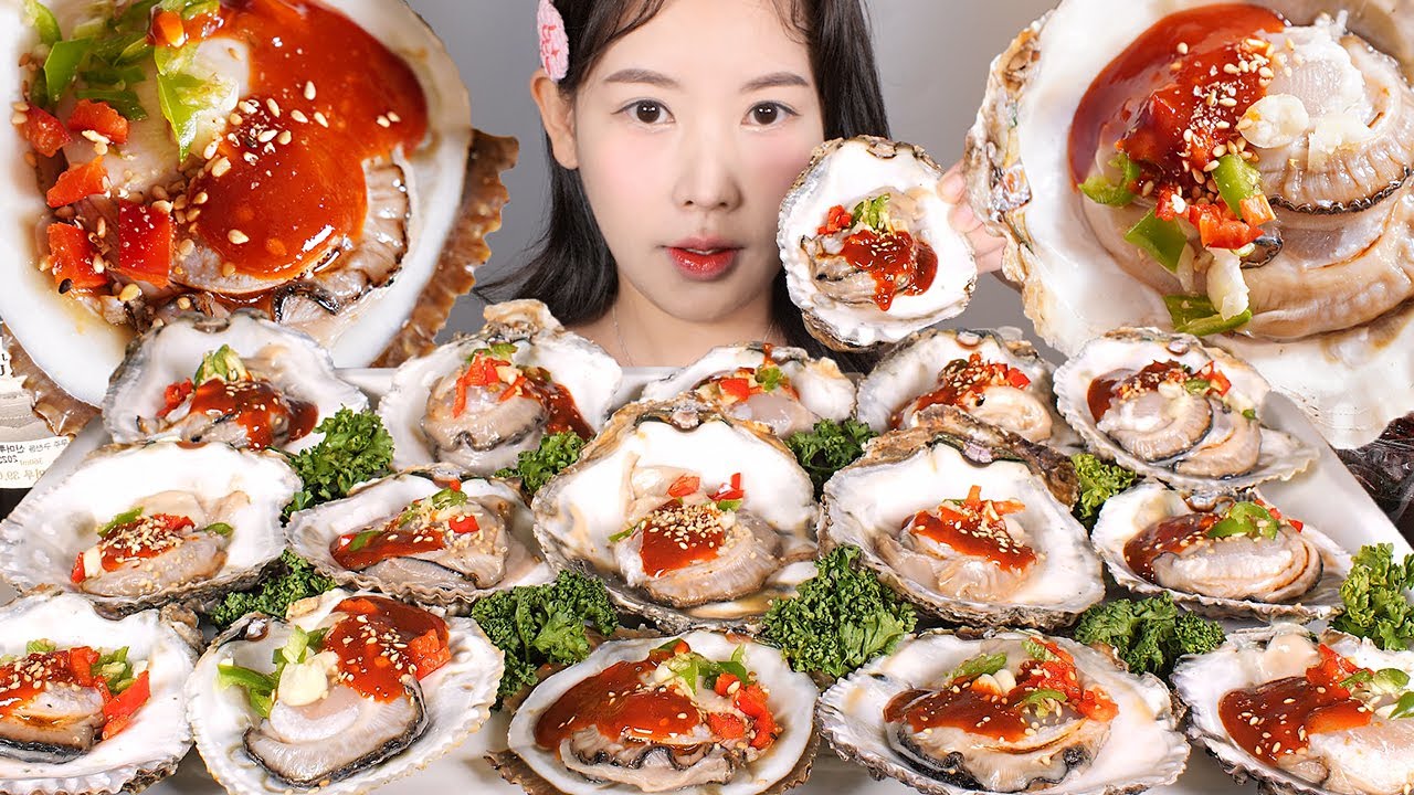 가리비를 닮은 최애 굴🦪 귀하디 귀한 갯꿀맛 갯굴(갓굴, 떡굴) 먹방 [eating show] mukbang korean food