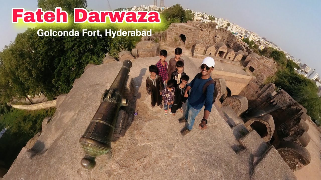 FATEH DARWAZA Hyderabad Golconda Fort #golcondafort #fatehdarwaza #hyderabad #explore