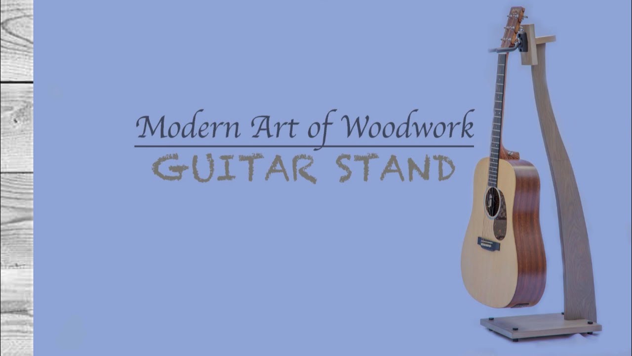White Oak Guitar Stand | DIY Project