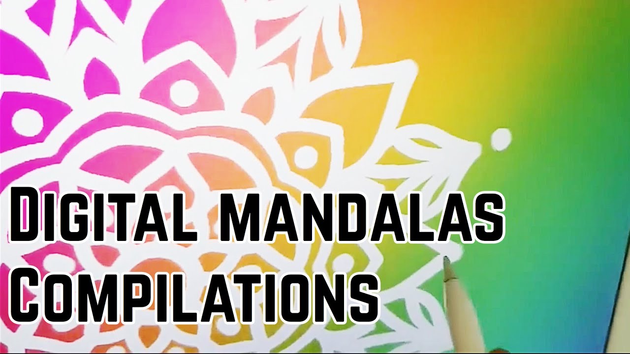 Digital Mandalas compilation 2018 Shantal Art