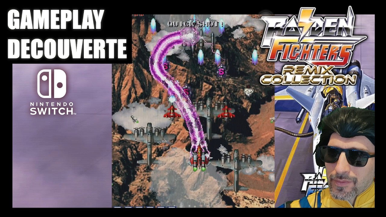 RAIDEN FIGHTERS REMIX COLLECTION SWITCH - GAMEPLAY DECOUVERTE