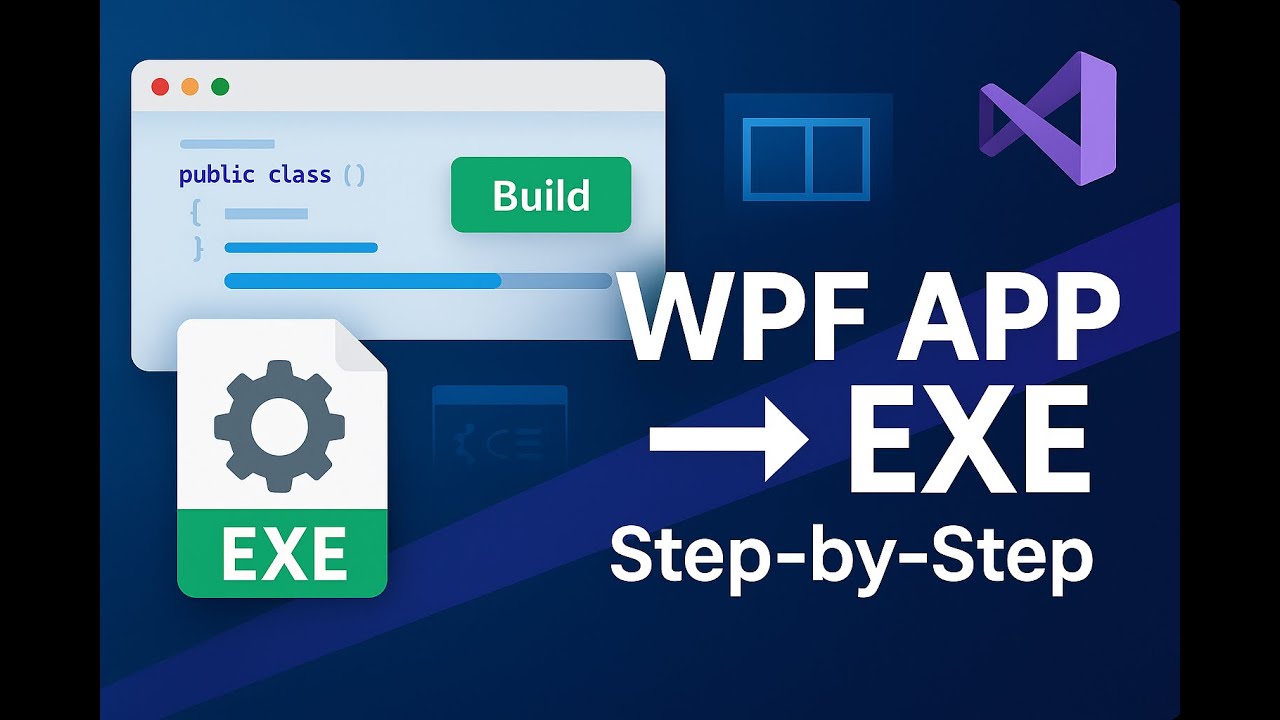 How to Create EXE of WPF App | Step-by-Step Tutorial