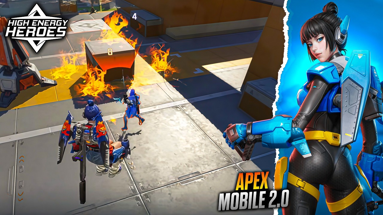 How Valkyrie Would’ve Looked in Apex Mobile | High Energy Heroes Gameplay | 高能英雄
