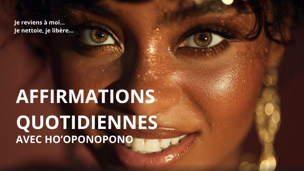Je suis désolée, pardon, merci, je t’aime Affirmations quotidiennes