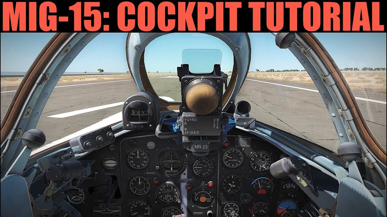 МиГ-15бис: ознакомительный тур по кабине | DCS WORLD