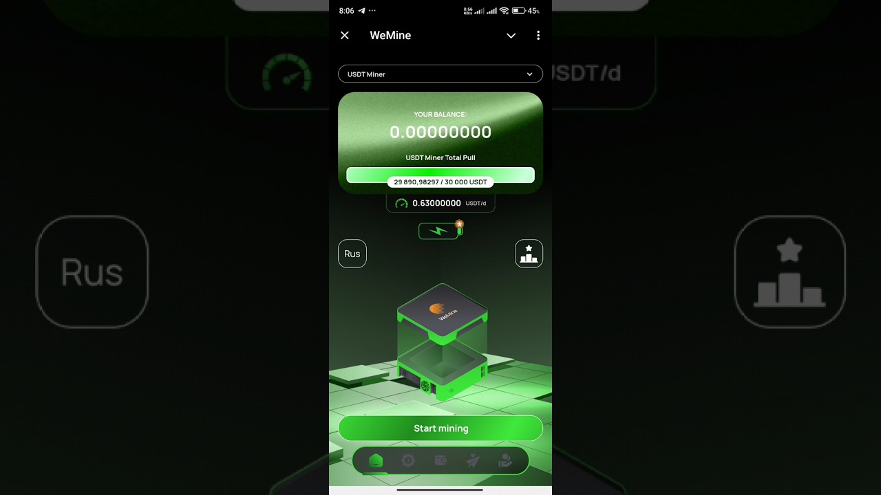 🔥 USDT Mining Pool OPEN for Wemine Telegram Bot! 💰🚀 Join Now!