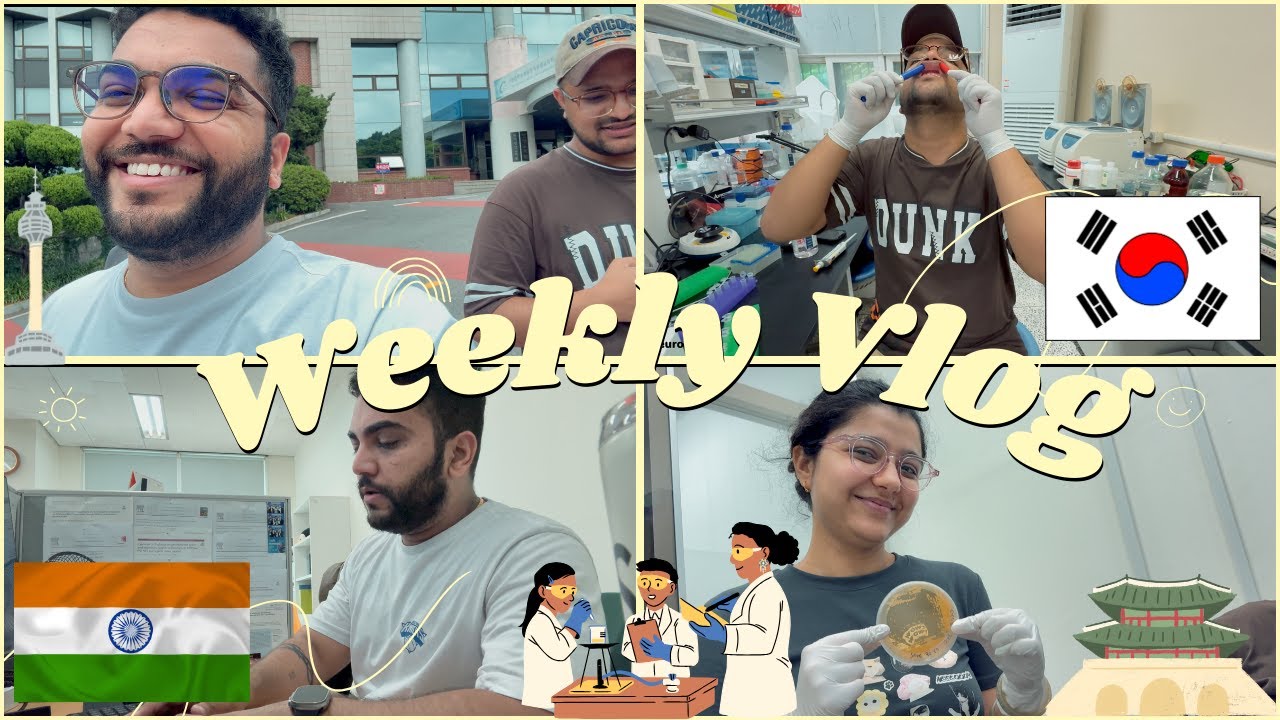 Korean Labs & Daily Life: Unfiltered | Weekly Vlog | Indian In Korea 🇮🇳 🇰🇷