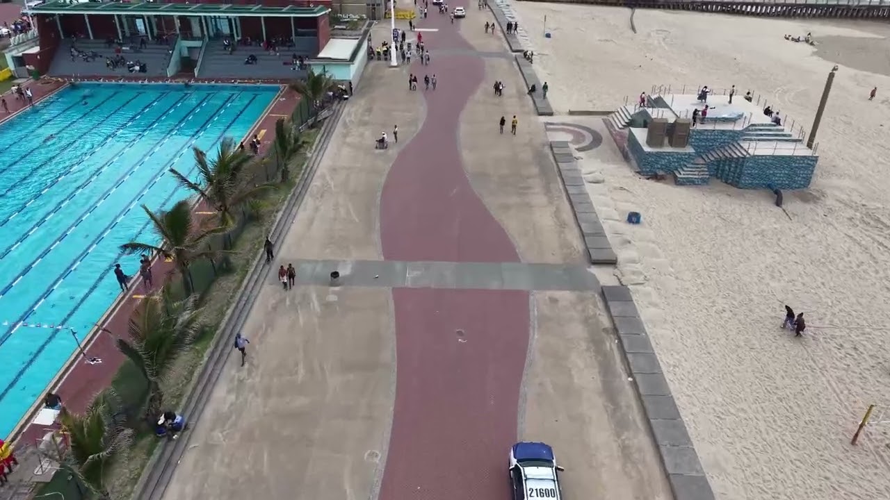 Durban Beach front New Years Day 2026