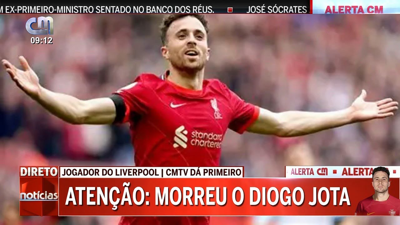 [03/07/2025] Alerta CM - Morte de Diogo Jota - CMTV Portugal