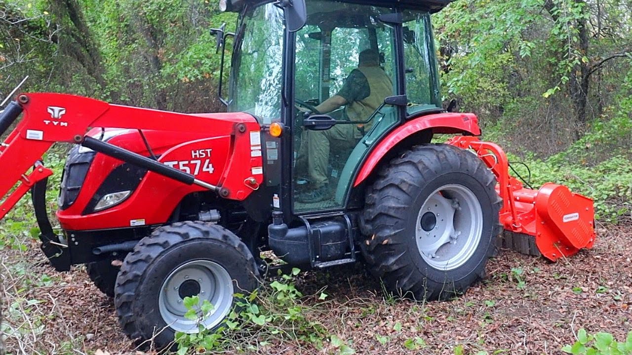 Testing this Massive Flail Mower on the TYM T574