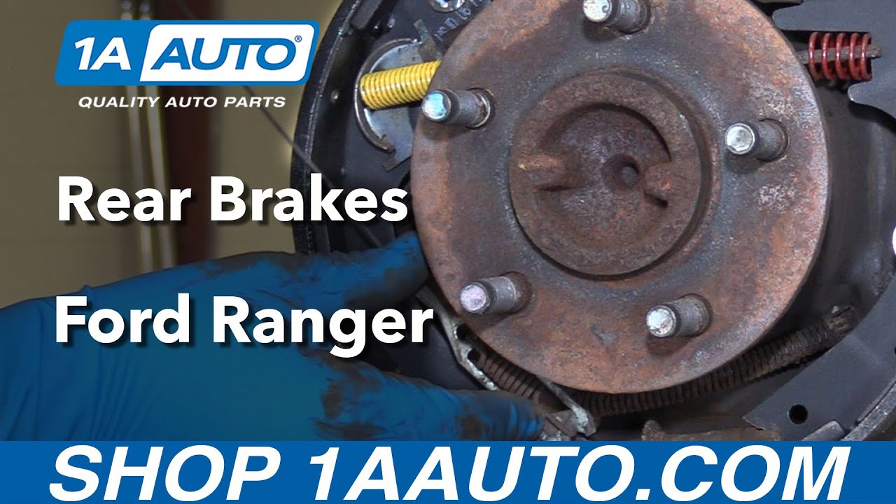 How to Replace Rear Drum Brakes 95-09 Ford Ranger