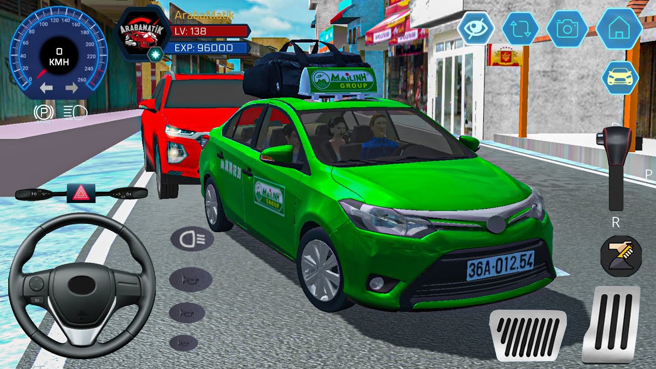 Car Simulator Vietnam #20 - TOYOTA VIOS Taksi S&uuml;r&uuml;ş Oyunu - Best Android Gameplay