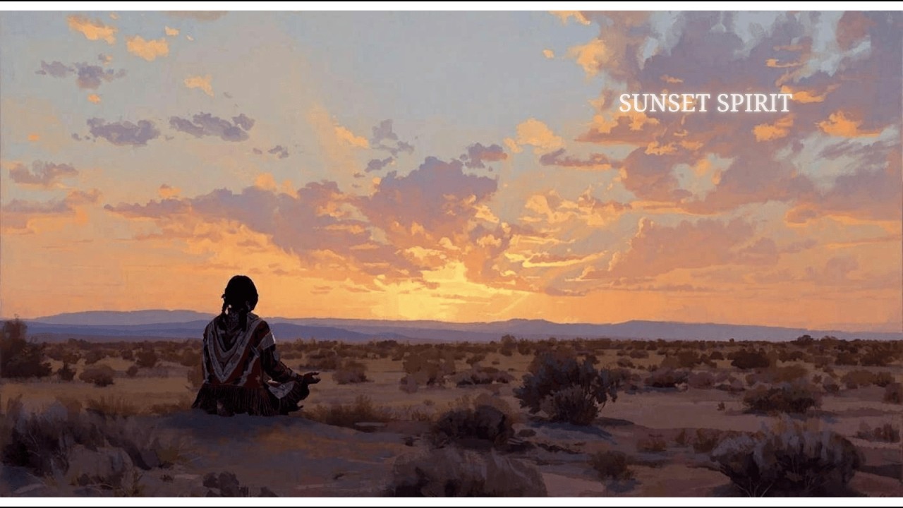 MizuSF _ Sunset Prayer on the Western Plains | Native American Meditation