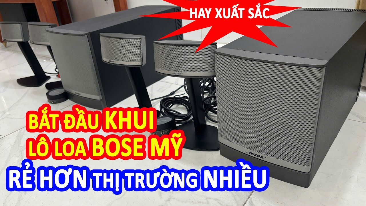 CỨ VỀ DÒNG NÀY LÀ HẾT SẠCH Bose Companion 5 Loa Mỹ Cao Cấp SX Mexico VÀI TRIỆU mà CHẤT ÂM QUÁ KHỦNG