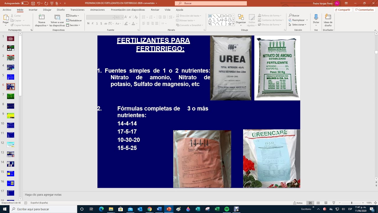 Preparacion de soluciones nutritivas para fertirriego U3-5 PARTE 1