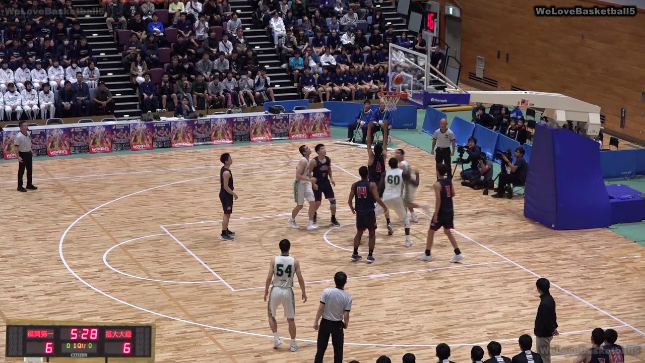 福岡第一vs福大大濠(Q1)高校バスケ 2019 ウインターカップ福岡県予選決勝