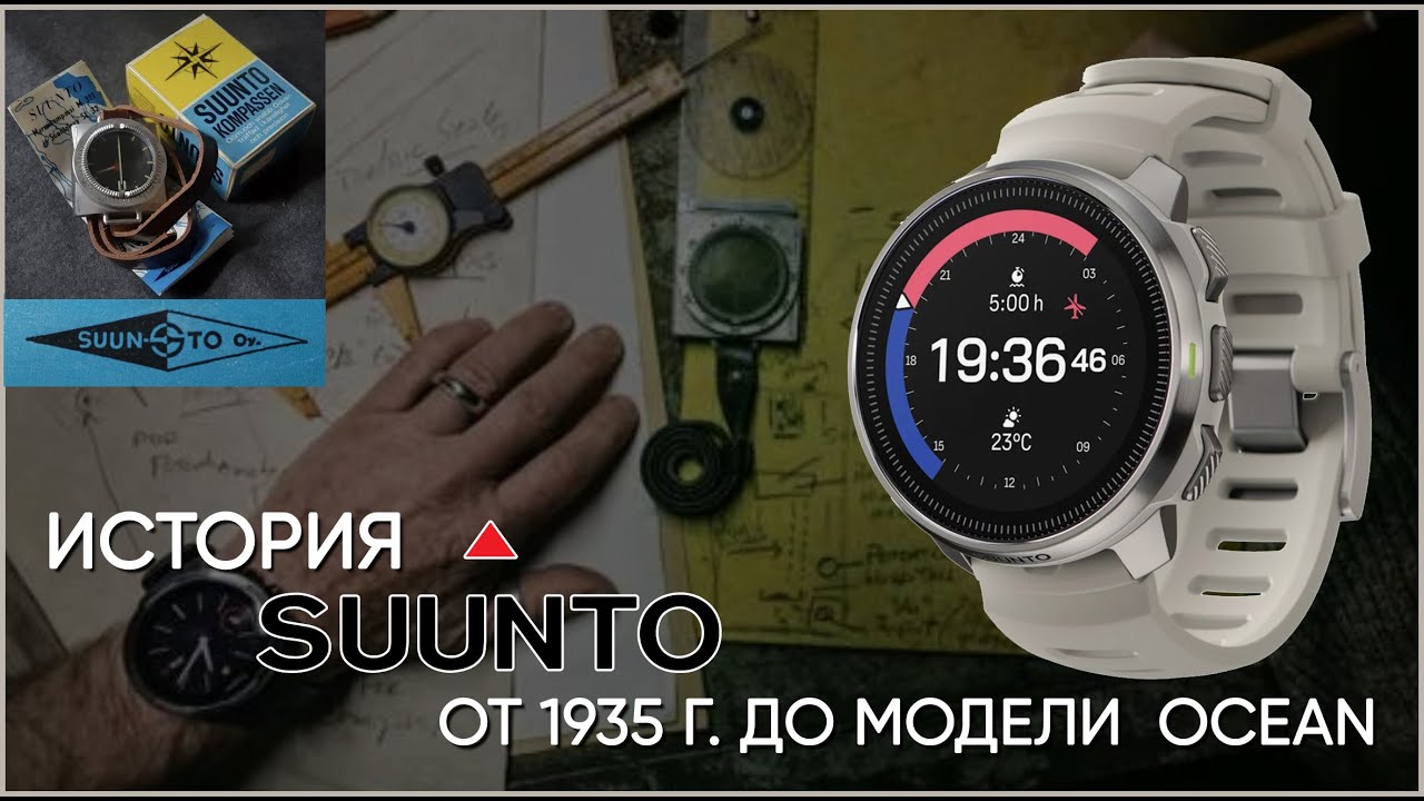 История компании SUUNTO, от 1935 г до лучшего дайв-компьютера 2024 г SUUNTO OCEAN.