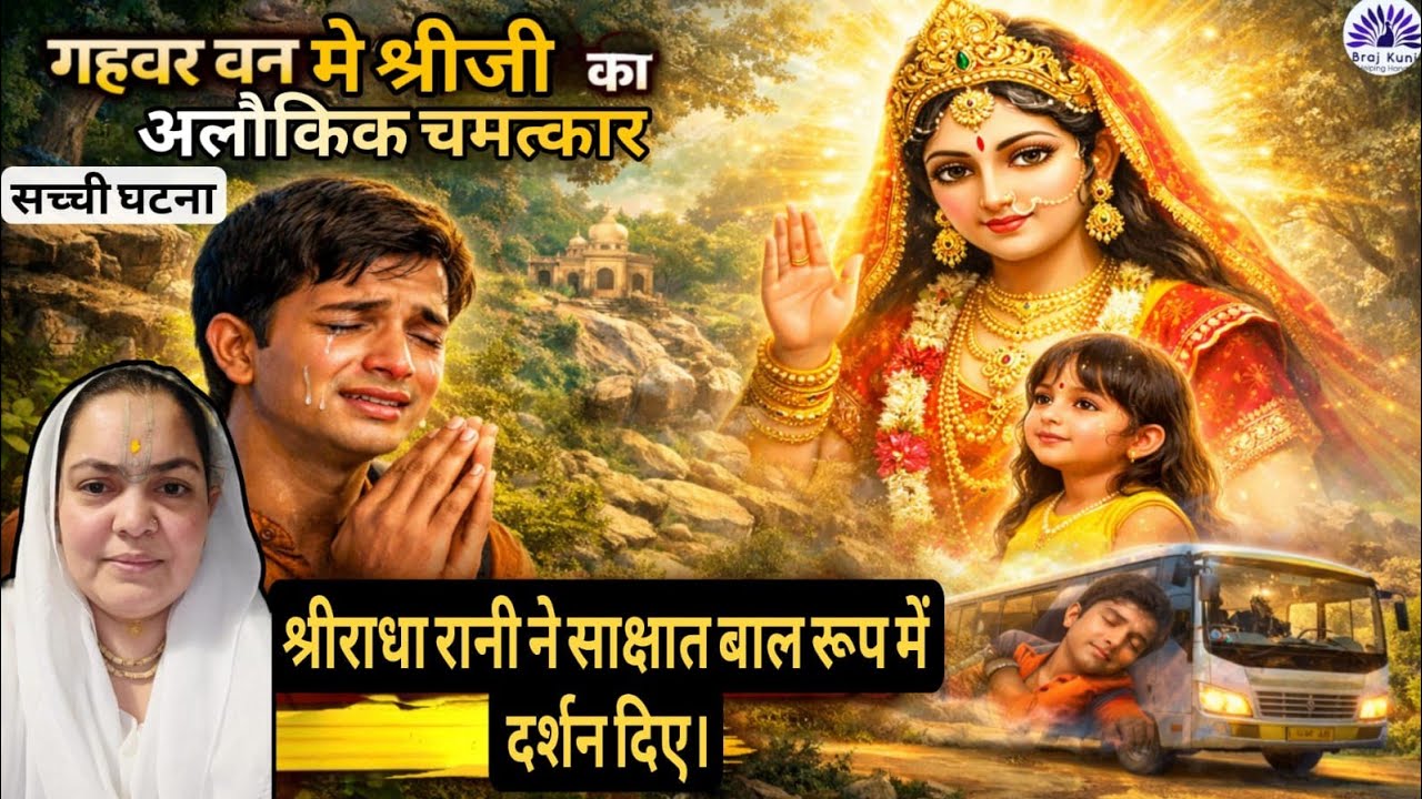 गह्वर वन में श्री राधा रानी जी ने दिए बाल रूप में साक्षात दर्शन #radhekrishna#radharani 