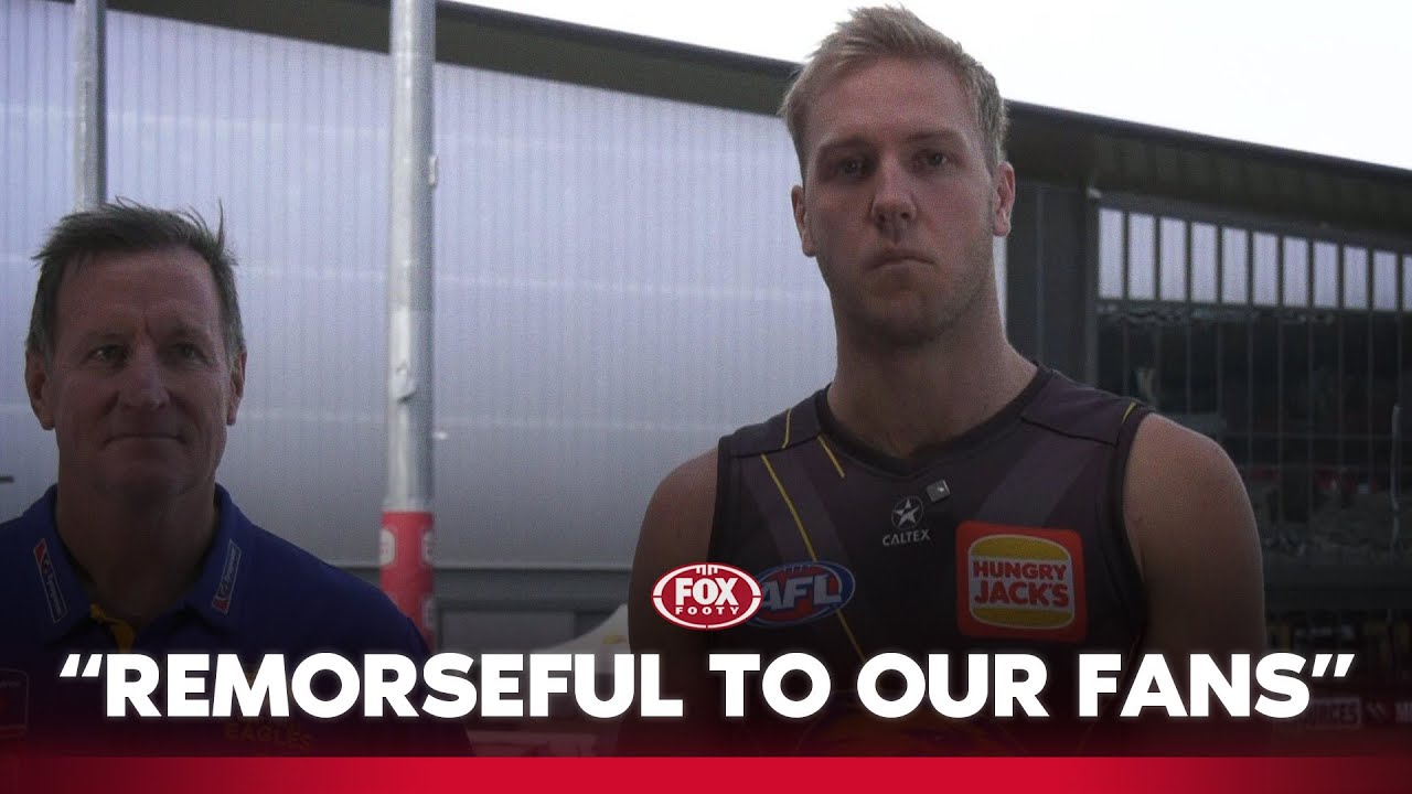 &ldquo;Do you want to play at West Coast?&rdquo; - 'Ashamed' Allen fronts media after Hawks meeting I Fox Footy