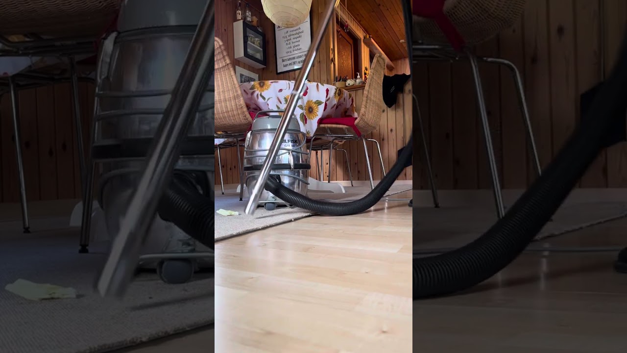 Nilfisk GM80 workvac in action