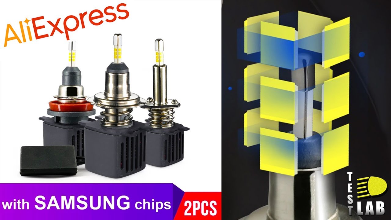 Тест LED 360 v2 . Светодиодные лампы для линз с Aliexpress