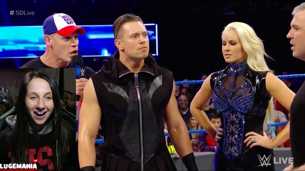 WWE Smackdown 1/17/17 John Cena instigates Miz and Styles