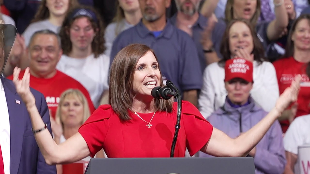 President Trump and Senator Martha McSally in Phoenix on Wednesday!