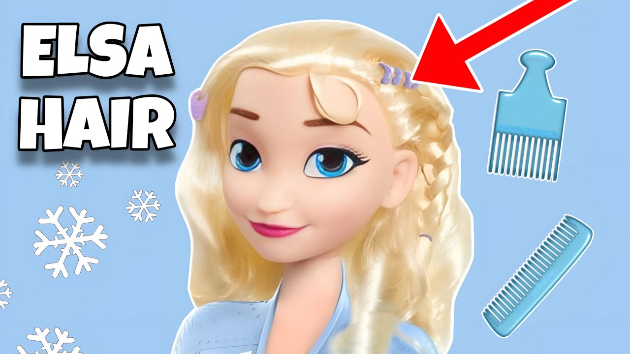 Disney Frozen 2 Elsa Styling Head ❄️ | Styling, Brushing & Toy Play 