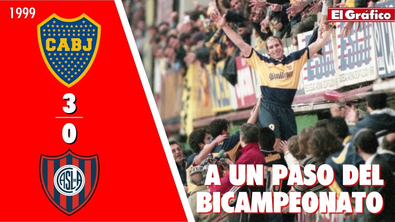TORNEO CLAUSURA 1999: BOCA 3 SAN LORENZO 0