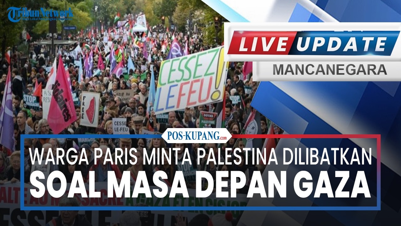 🔴Protes Dewan Perdamaian Trump, Warga Paris Minta Palestina Dilibatkan Langsung soal Masa Depan Gaza