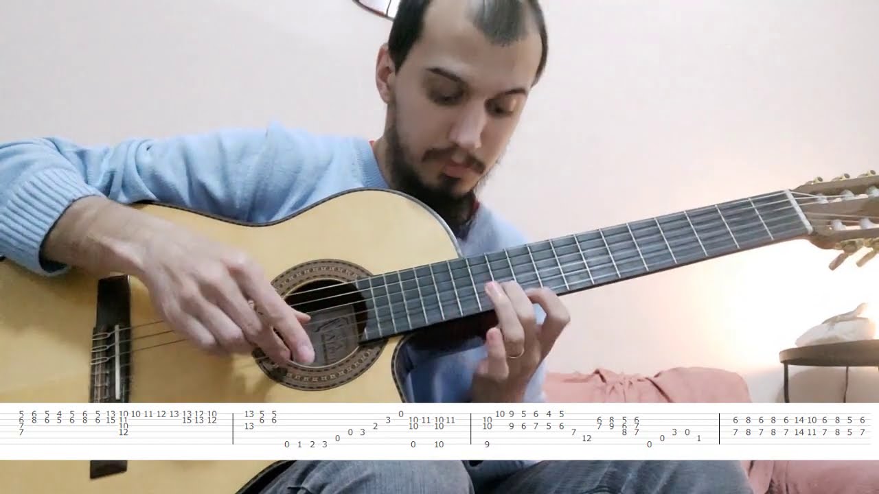 Criollita santiagueña - versión de Eduardo Falú (con tablatura)