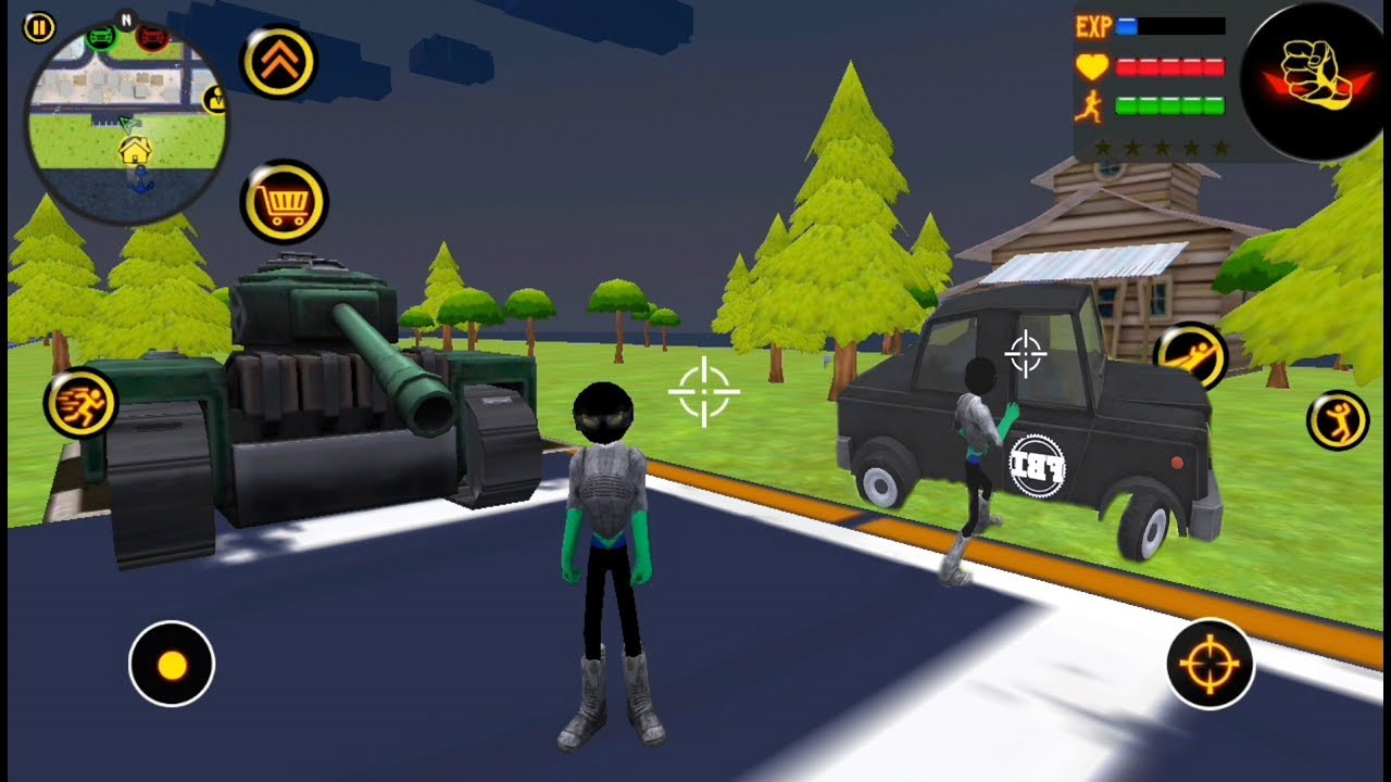 Stickman Superhero | By Naxeex LLC | Android GamePlay