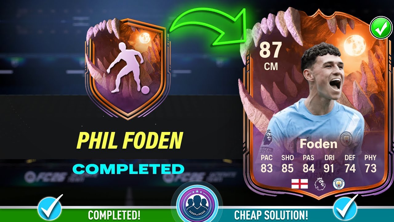 87 Ultimate Scream Phil Foden SBC Solution - Cheap Solution & Tips - FC 26