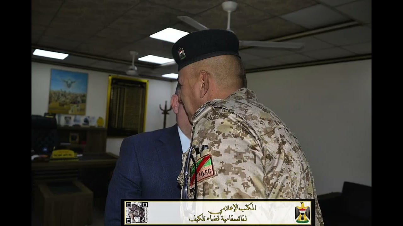 قائممقام تلكيف يستقبل وفداً من قيادة اللواء الثالث في الفرقة 16 لبحث الأوضاع الأمنية