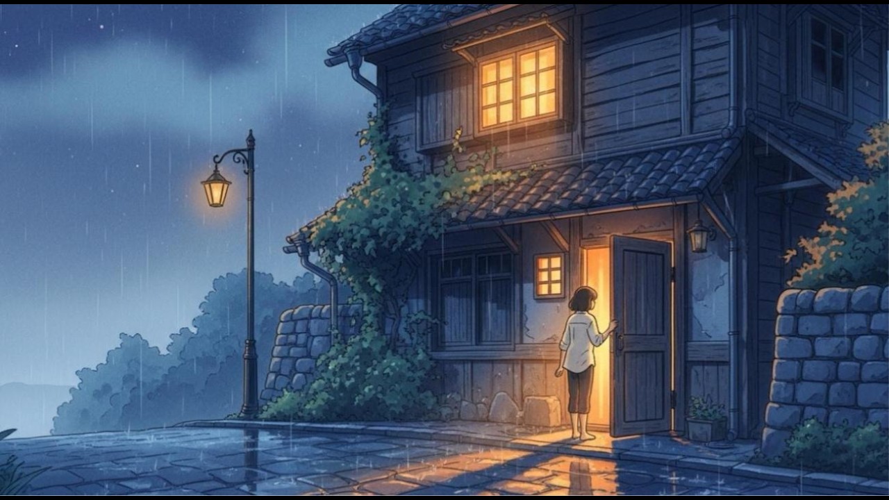 Rainy Day in a Forgotten Antique Shop| Ghibli ASMR Story#Lucaghibli #ghiblivideo