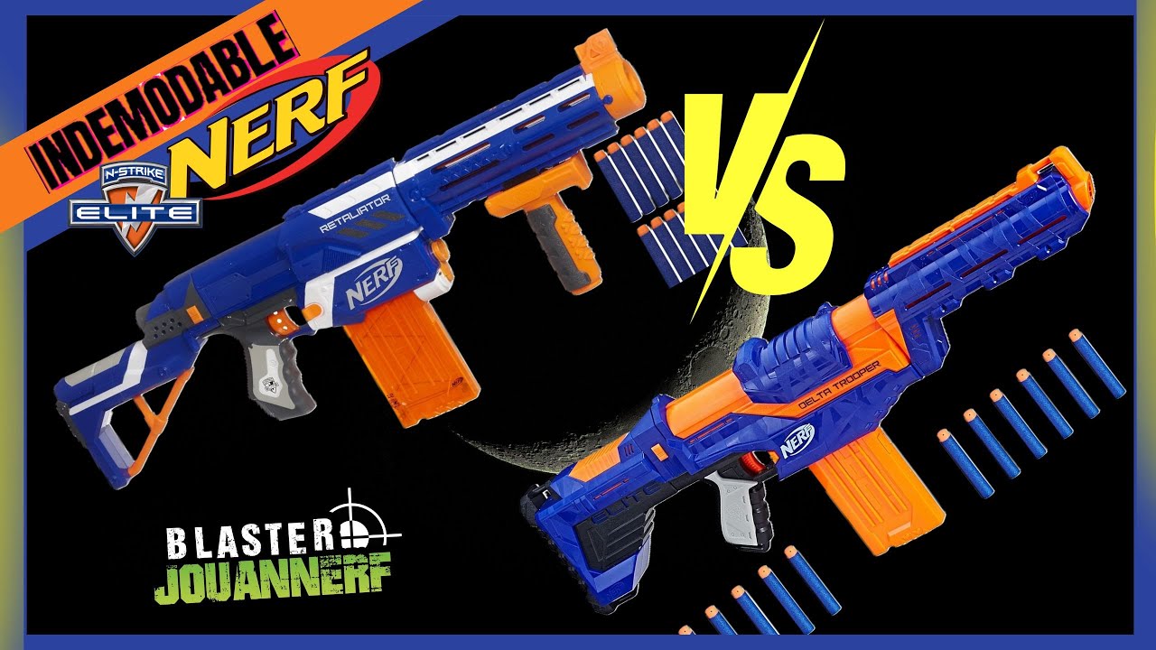 NERF ELITE DELTA TROOPER VS NERF ELITE RETALIATOR ! QUI SERA LE MEILLEUR ? En Français fr.