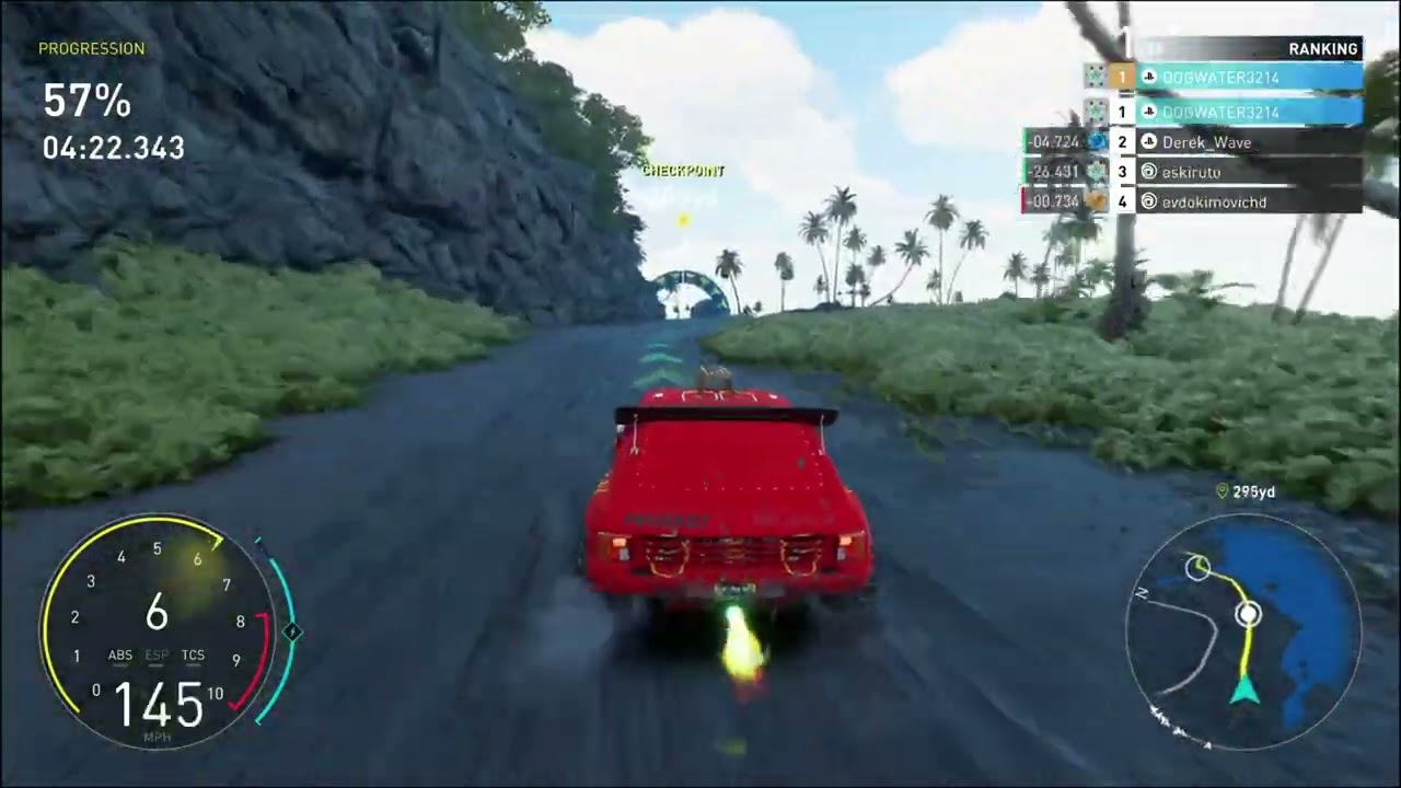 There is no title I'm just Racing. -_-